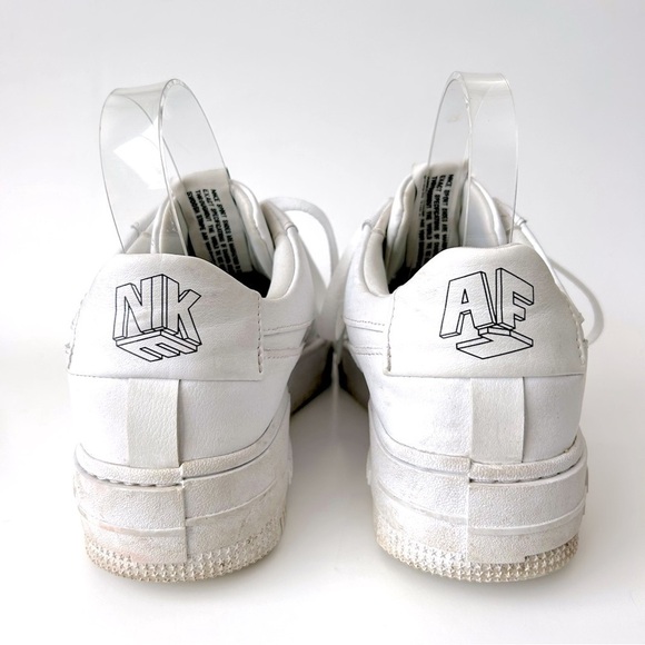 Nike Air Force 1 Pixel White Leather Women's Size 9.5 - Picture 7 of 10